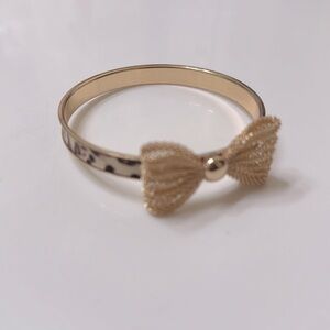 Cheetah Print Bow Bracelet